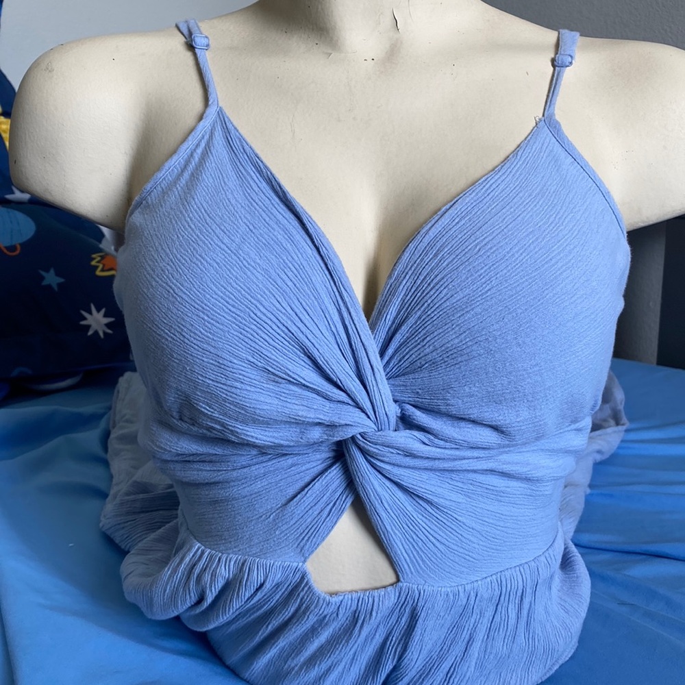 Aerie casual blue dress